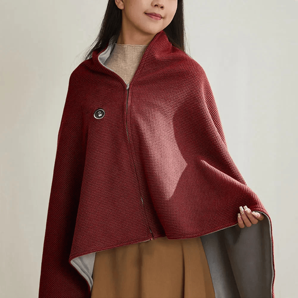 ❄️ 50% OFF! 🔥 Heated Blanket Shawl – Portable warmth all winter ✨