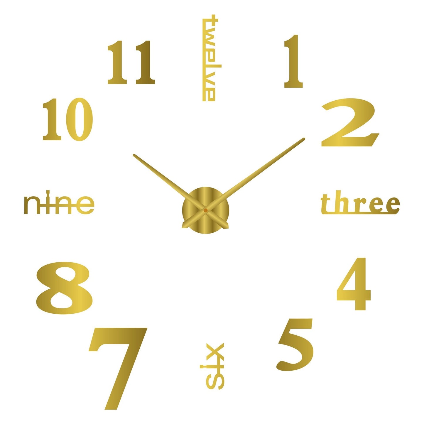 🔥Last Day Promotion 50%OFF🔥 3D Wall Decal Decorative Clock