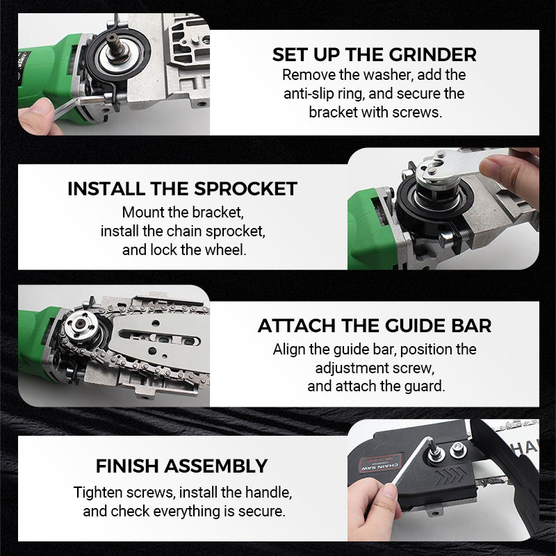 💥 BEST-SELLER BACK IN STOCK! 🔥 High-powered cordless chainsaw (lithium battery) - 🎁 Free tool kit for a limited time!
