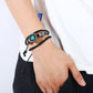 🎁Great Gift🌌Luminous 12 Constellations Bead Leather Woven Bracelet