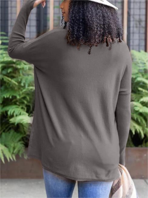 💥HOT SALE 50% OFF💥LONG SLEEVE THUMBHOLE SWEATER POCKET TUNIC💥