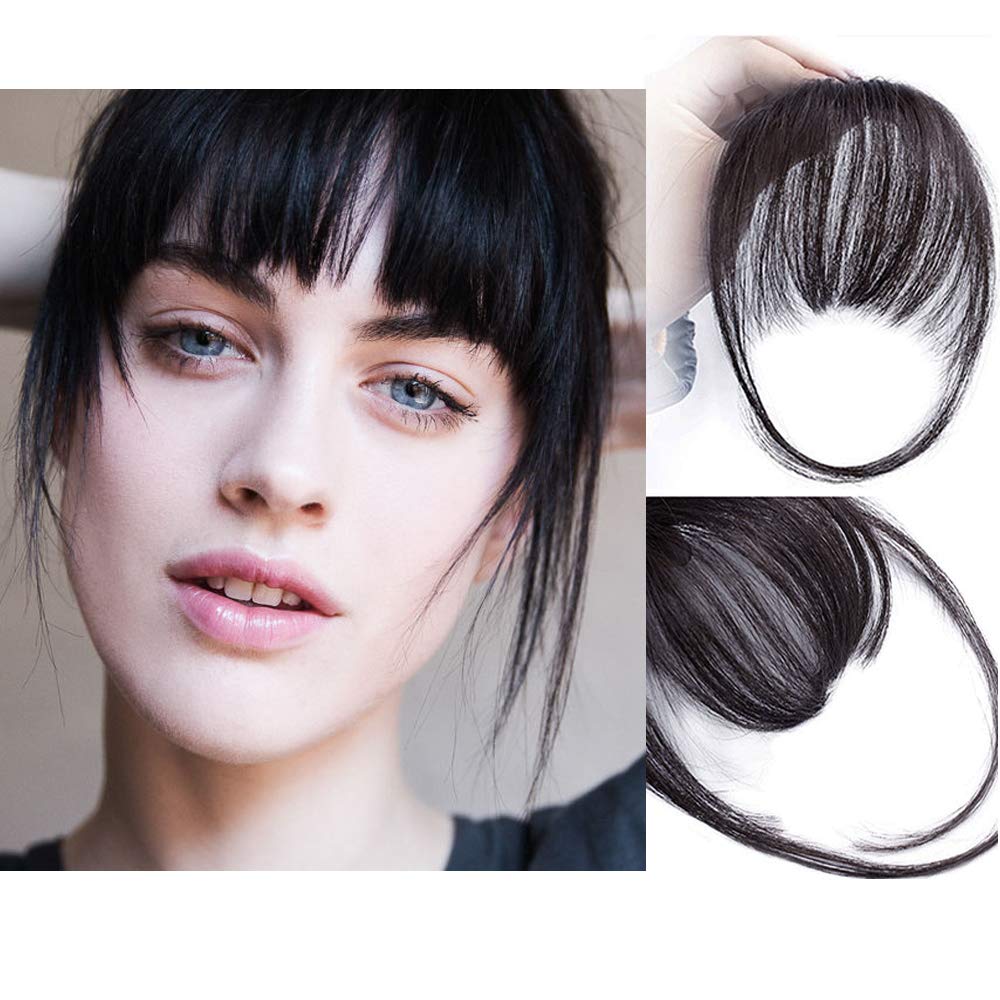 🎀Limited Sale 50% OFF🎀Clip In Bangs 100% Human Hair Extensions Air Bangs