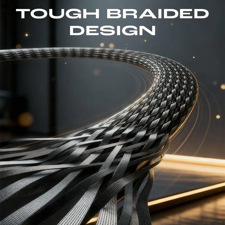 ⚡️240w super fast charging📱Invisible Holder Charger Cable with Stand