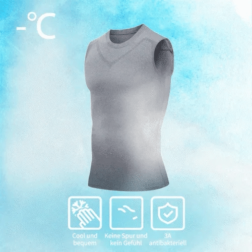 Quick-drying body shaping ionic ice undershirt