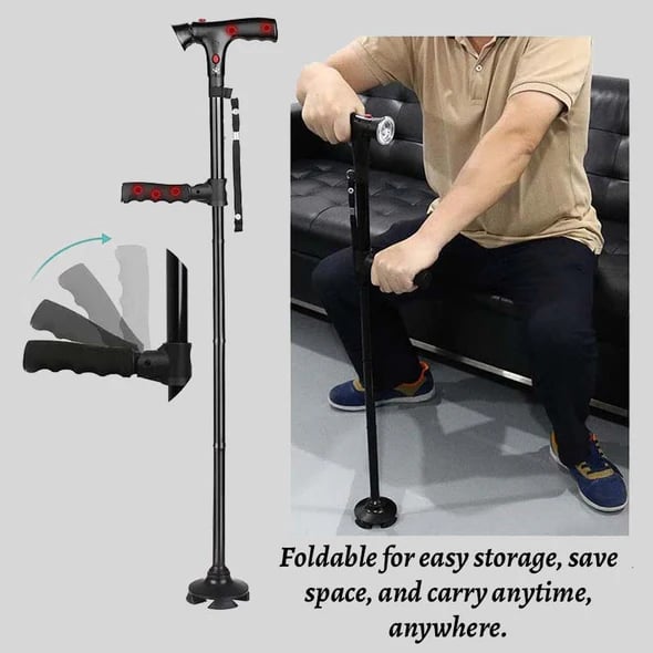 🔥Last Day Sale 50% OFF🔥Multifunctional Folding Elderly Cane🦯