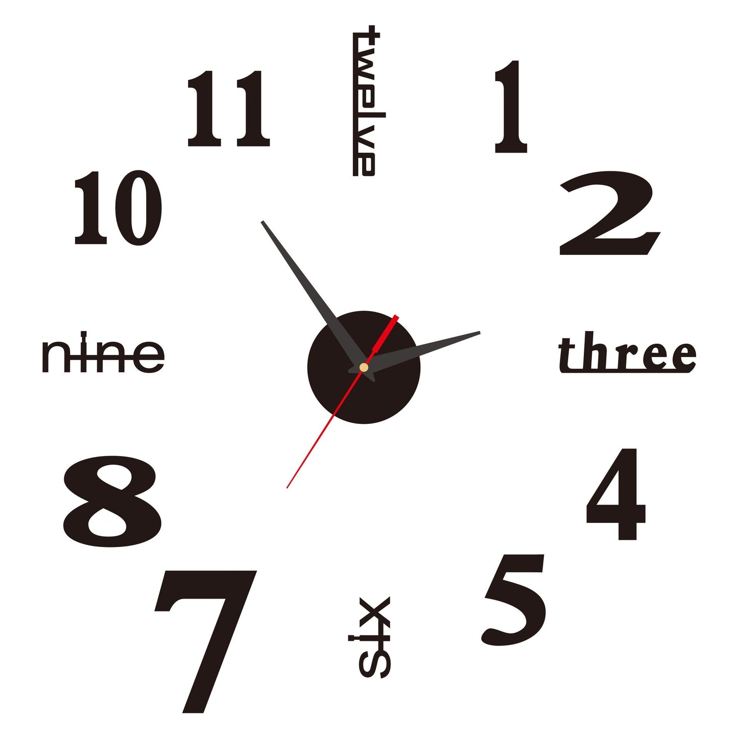 🔥Last Day Promotion 50%OFF🔥 3D Wall Decal Decorative Clock