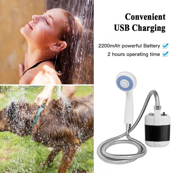 🔥Hot Sale 49% OFF💦Portable Shower for Camping with Water Pump🚀free shipping