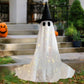 👻✨50% OFF! 🕯️🕸️ Giant Glittering Ghost Decoration – 5.4 ft Tall, Battery-Powered LED Glow & Freestanding Design. Over 1,923 Haunted Homes!✨