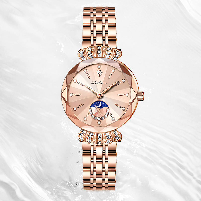 🎀Black Friday Sale 60% OFF🎀Fashionable Diamond Moon Star Watch for Women