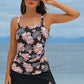 🎉Summer Fashion Half Price Sale🩱Women Vintage Tummy Control Two Piece Tankini Swimsuits