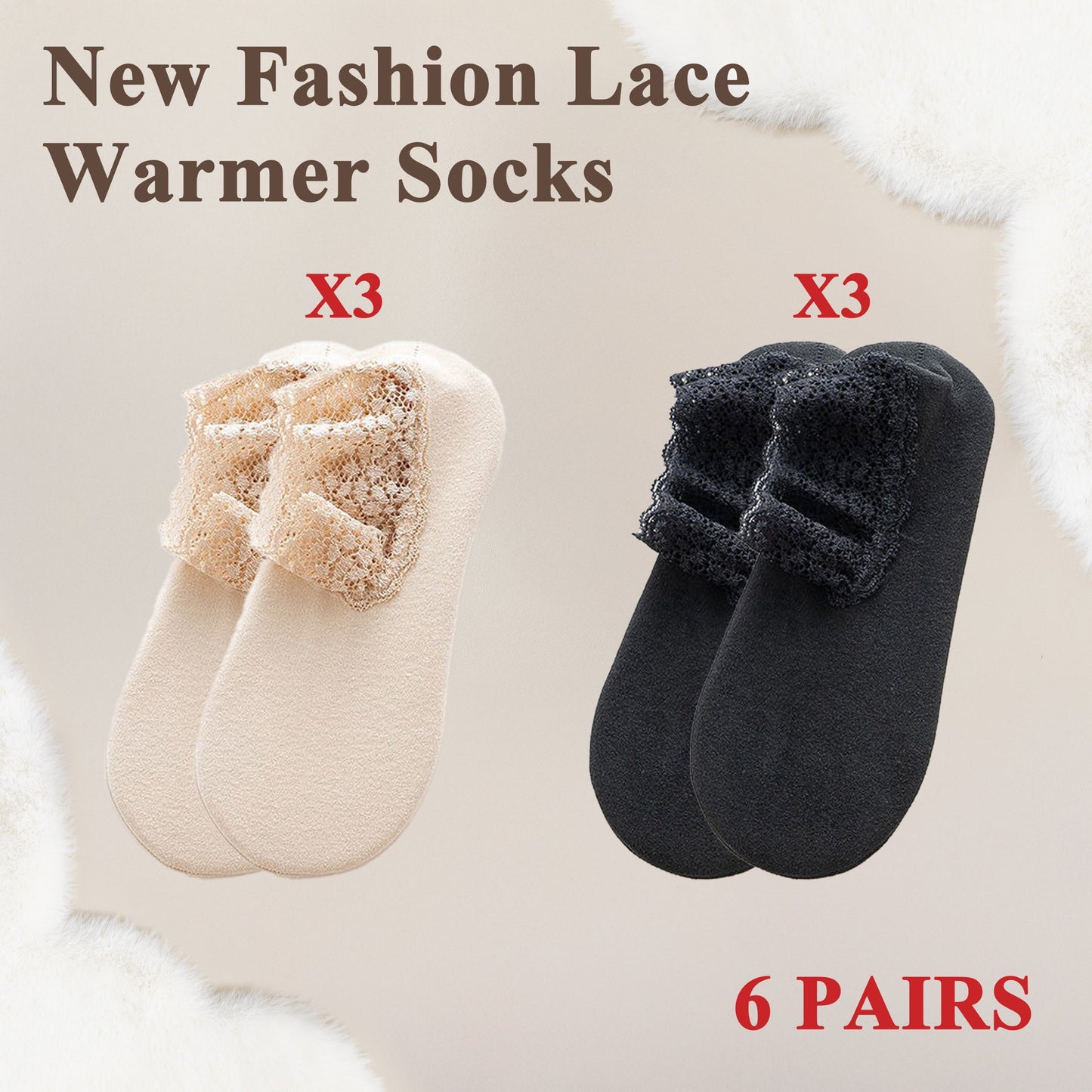🔥 Spring New Fashion Lace Ankle Socks🌈 (One size fit all)🔥