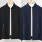 👑Essential Business Suit👑 Men's Standing Collar Zipper Casual Jacket+Credit card case