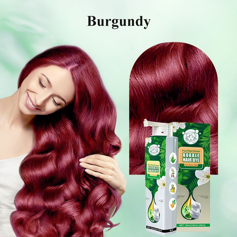 🔥Limit Time 50% OFF🔥Plant Bubble Hair Dye Shampoo