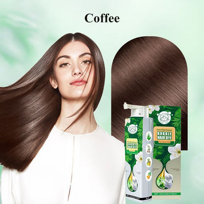 🔥Limit Time 50% OFF🔥Plant Bubble Hair Dye Shampoo