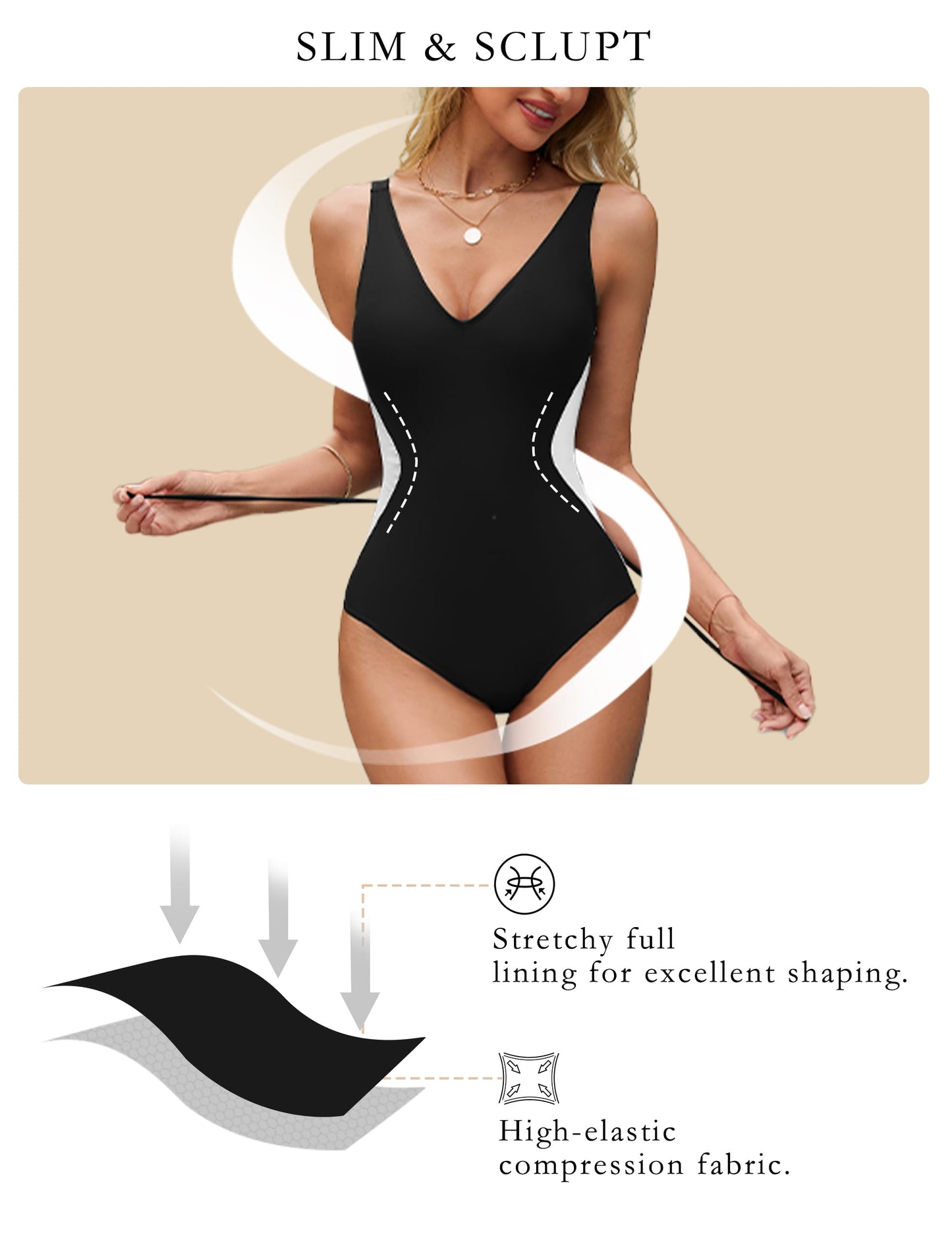 🏖️Pre-Summer Sale 50% OFF🏝️2025 new slim waist one-piece swimsuit