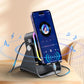 🔥5-in-1 wireless Bluetooth speaker with induction function and adjustable cell phone holder