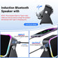 🔥5-in-1 wireless Bluetooth speaker with induction function and adjustable cell phone holder