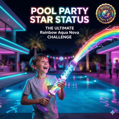 🔫 LIMITED-TIME 50% OFF! ✨ LED Rainbow Water Gun – Day & Night, Leak-Proof, Child-Safe 🌈