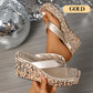 🎉2025 New Arrive - 51% OFF👠Women's Thick-Soled Sequined Flip-Flops
