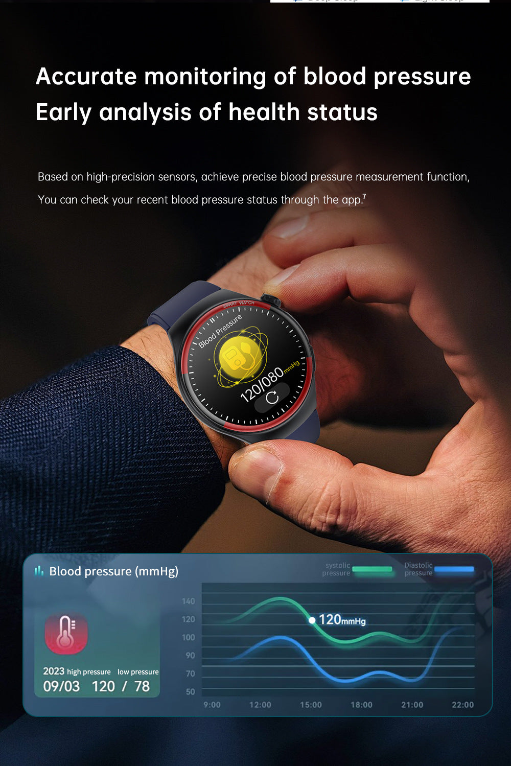 ✨Smart Bluetooth -Watch · Health Monitoring Watch