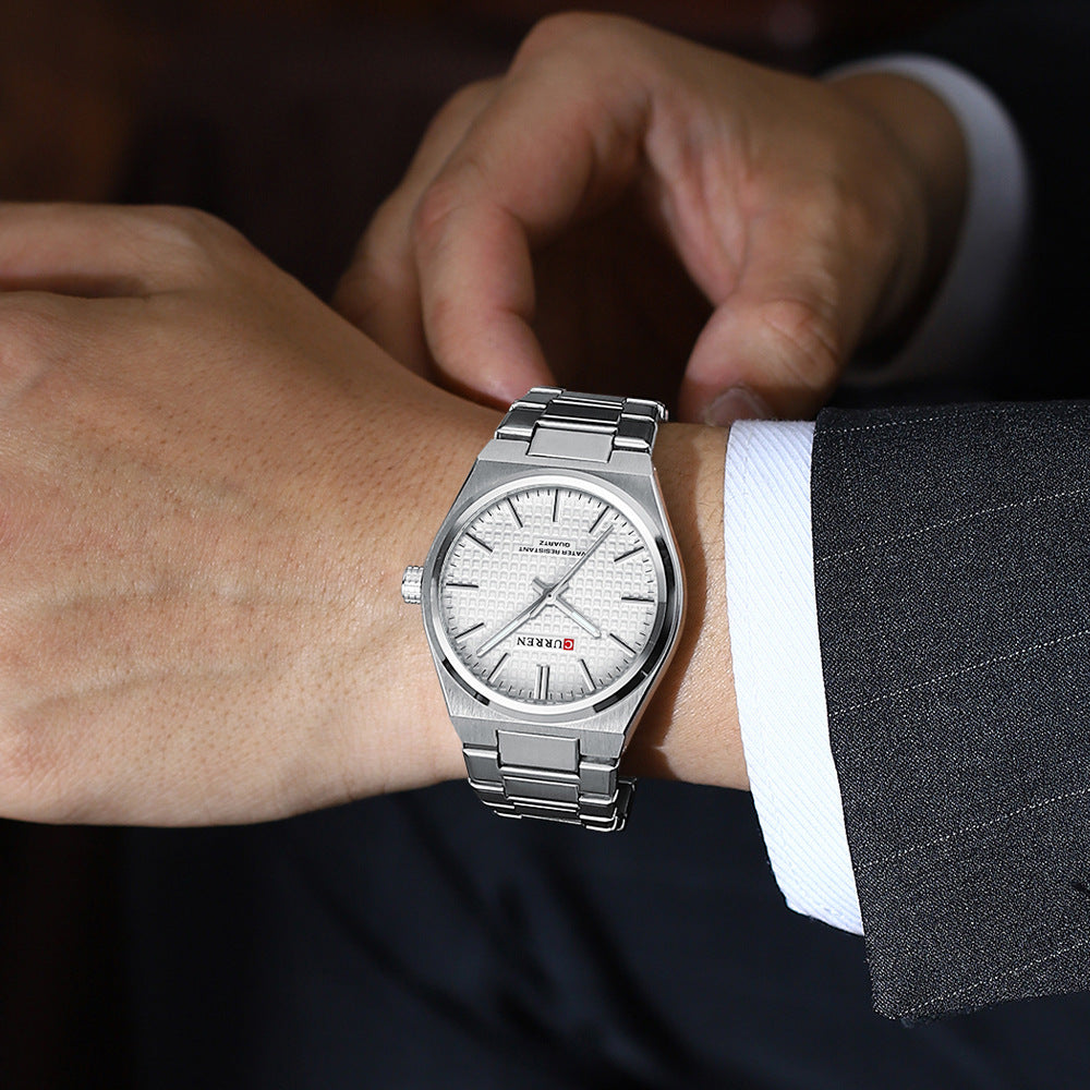 💎Men's Minimalist Business Steel Strap Watch