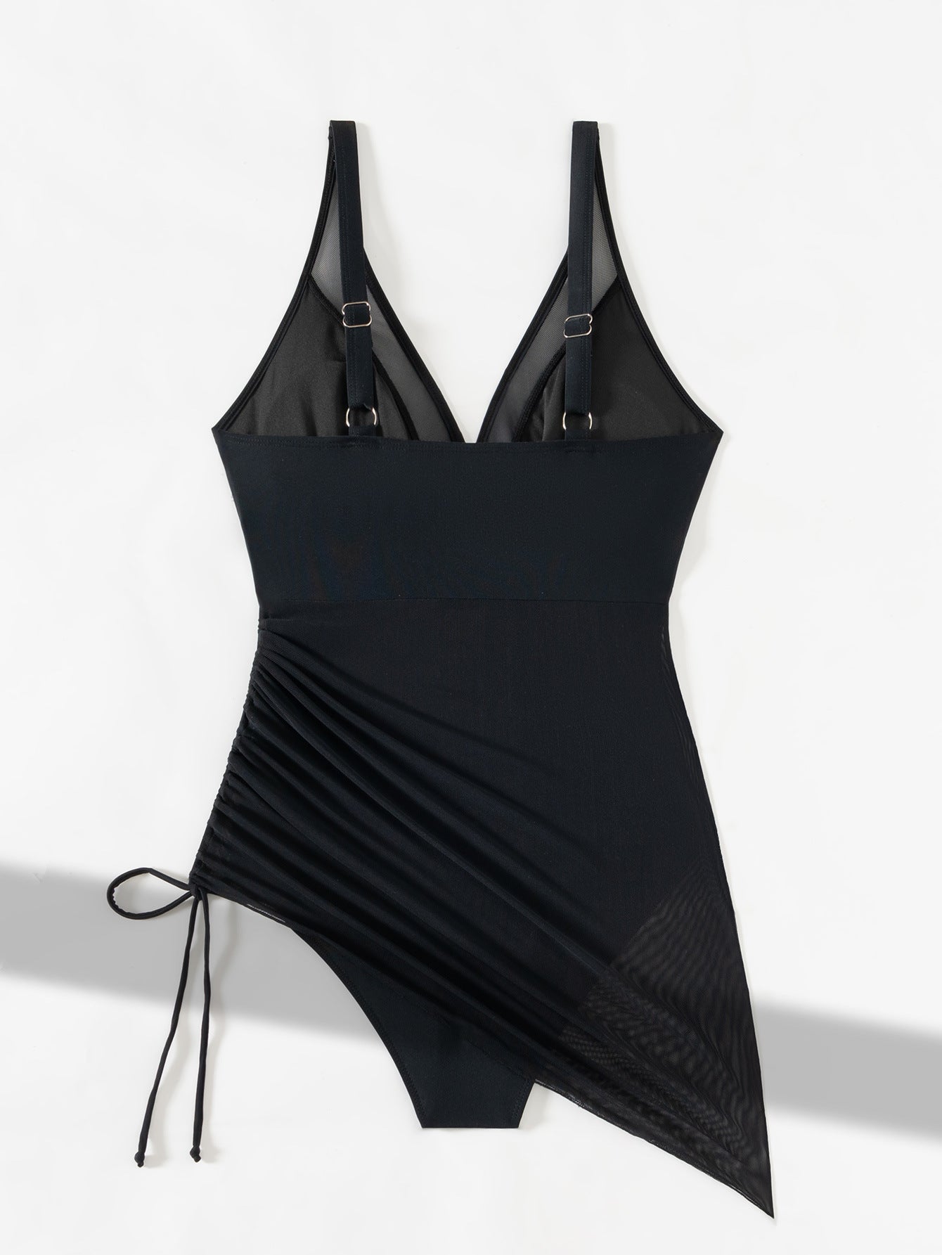 🏝️👙Last Day Sale 50% OFF 🍧Slimming Mesh Sheer Sarong Wraps Tummy Control Swimsuit - Light and Graceful, Show Off Your Perfect Curves!
