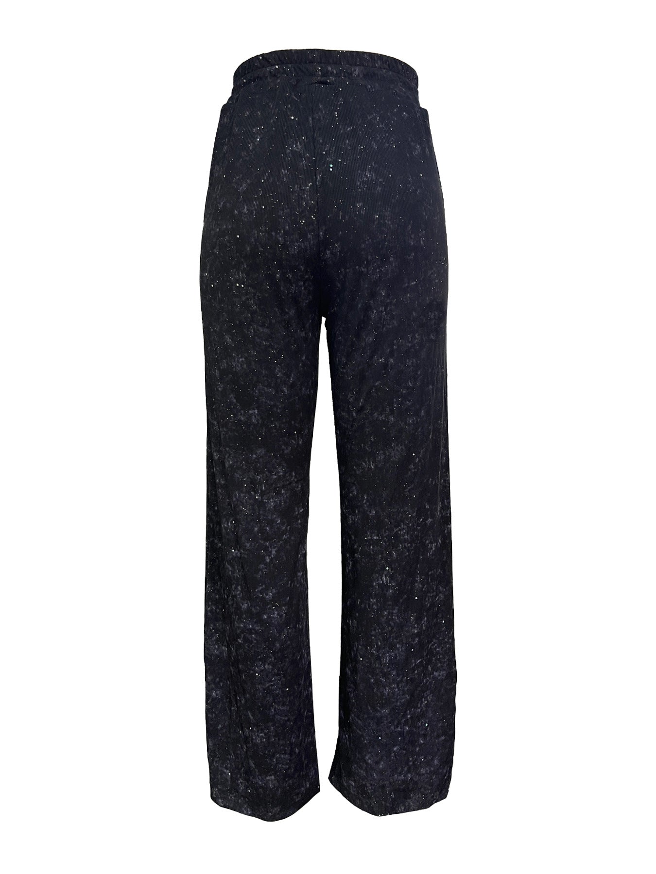 💖LAST DAY SALE 50% OFF🥰Women's Sequin Sparkle Wide Leg Pants with Elastic Waistband