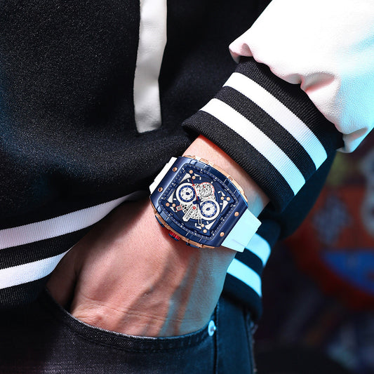 🌈Cyberpunk Futuristic Style⌚Men's Multifunctional Fashion Quartz Watch