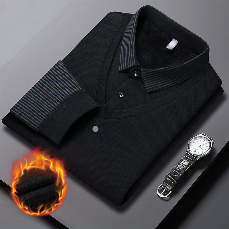 🍂Early Autumn Hot Sale 49% OFF🍁Men's Lapel Faux Two-Piece Knitted Shirt