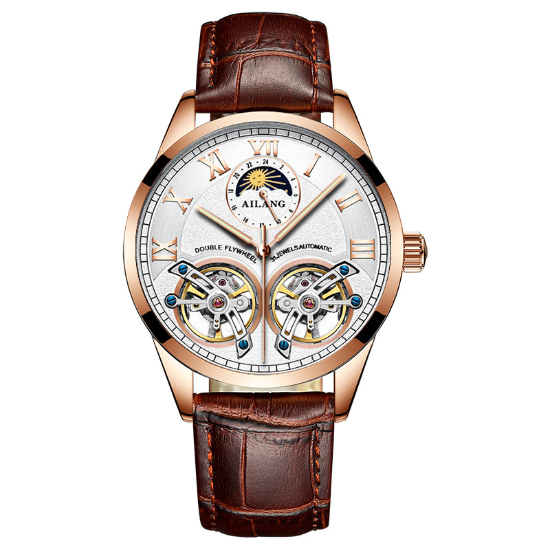 ⌚Mechanical Elegance⚙️ Men's Self-Winding Mechanical Watch - Exudes Gentleman's Charm✨