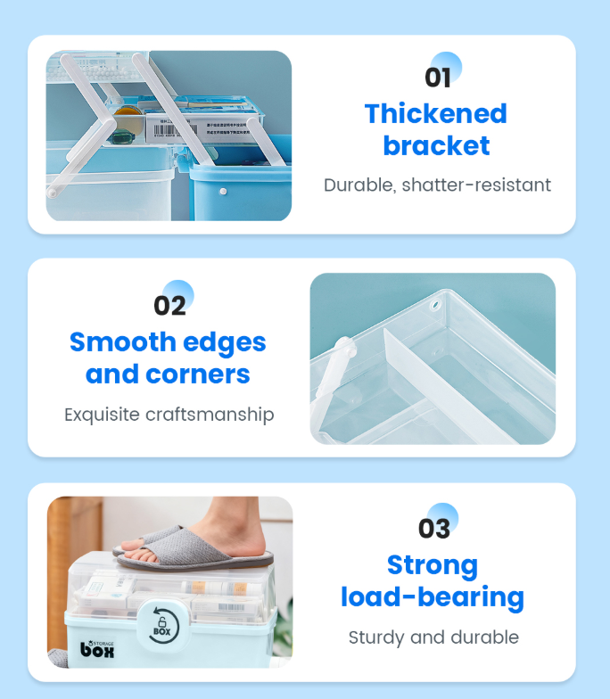 🔥 LAST DAY PROMOTION - 50%OFF 🔥Household Multi-Tier Large Capacity Medicine Box