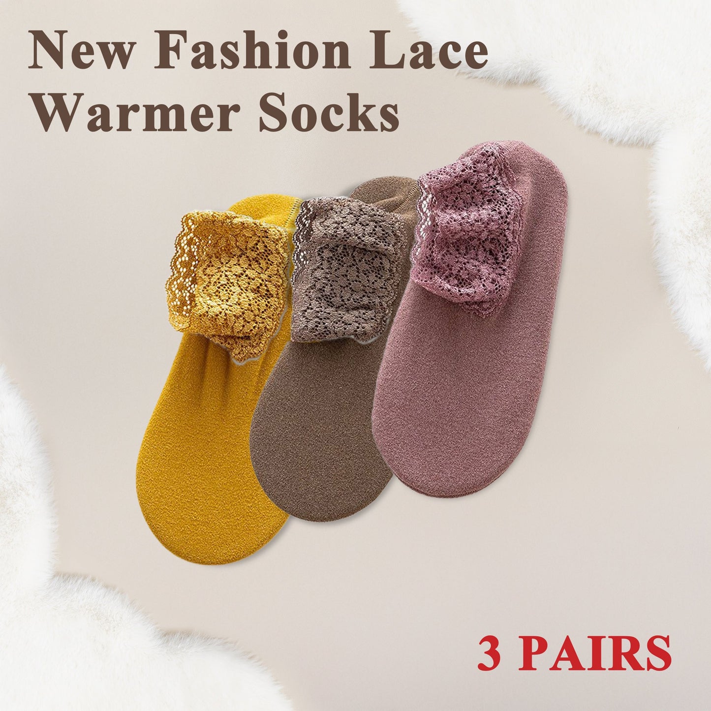 🔥 Spring New Fashion Lace Ankle Socks🌈 (One size fit all)🔥