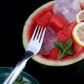 🍴🍉Stainless steel watermelon fork, makes cutting fruit easy and fun!