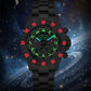 TINAIBIN Twelve Zodiac Signs & Starry Sky Diamond Automatic Skeleton Men's Watch