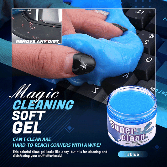 ✨💖Limited Time Offer🌟 🧼 Magic Cleaning Soft Gel - Effortless Stain Removal, Magically Clean!