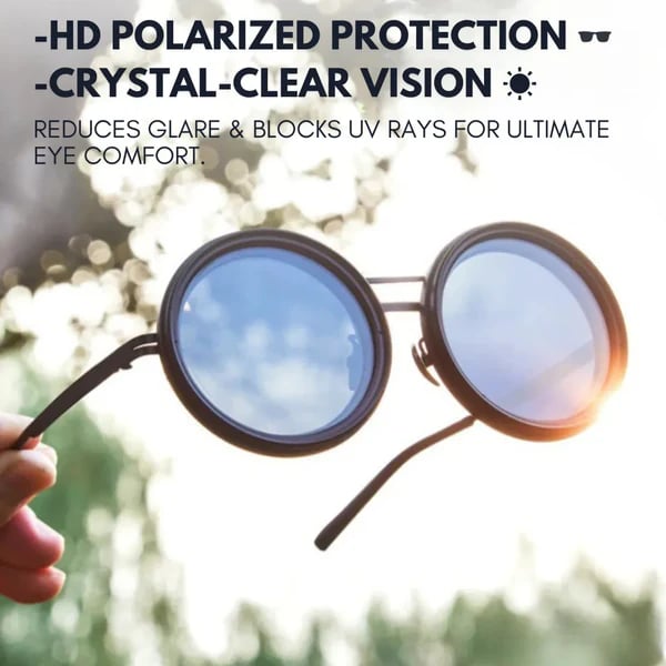 🔥2025 Hot Sale 47% OFF🔥Adjustable Tint Polarized Round Sunglasses