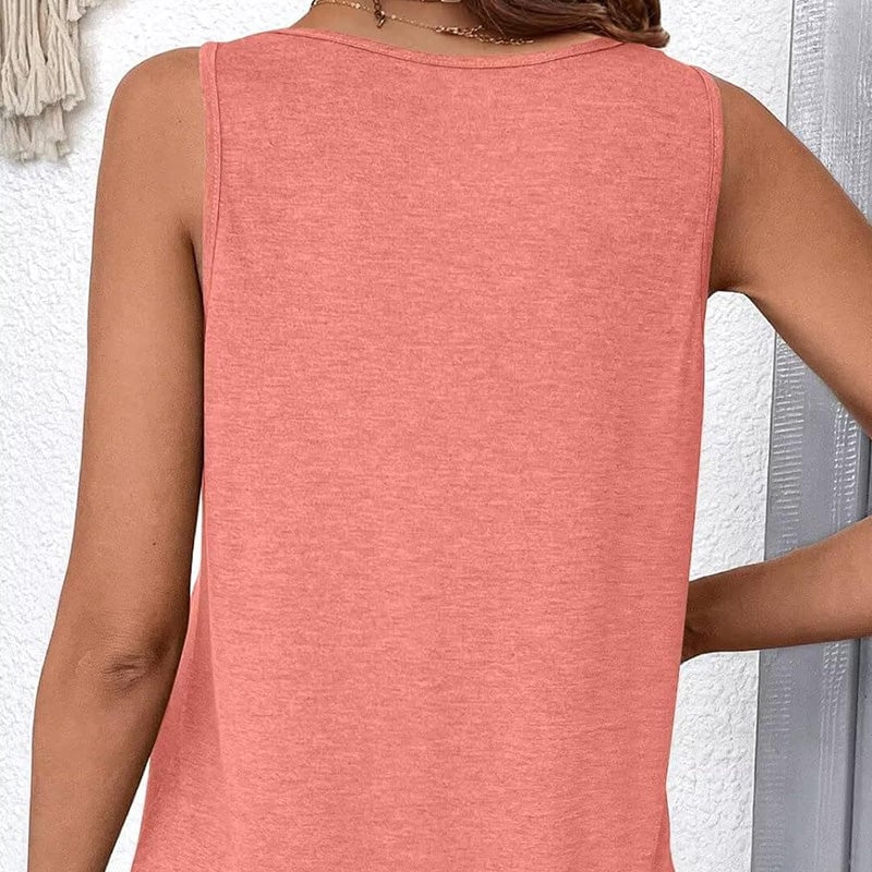 💖Limited Sale 50% OFF💖👚Women Sleeveless V-neck T-shirt