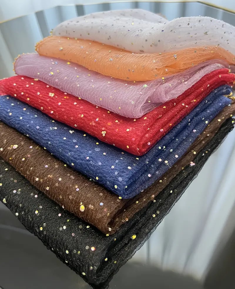 🔥2025 HOT SALE 50% OFF🔥 Women's Glitter Decor Head Scarf