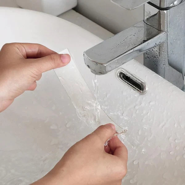 🔥🔥Transparent nano magic tape that leaves no residue, reusable double-sided handle