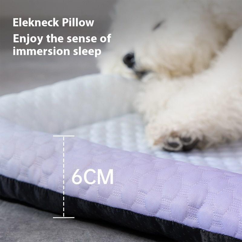 Pet cooling mat 6cm raised pillow edge