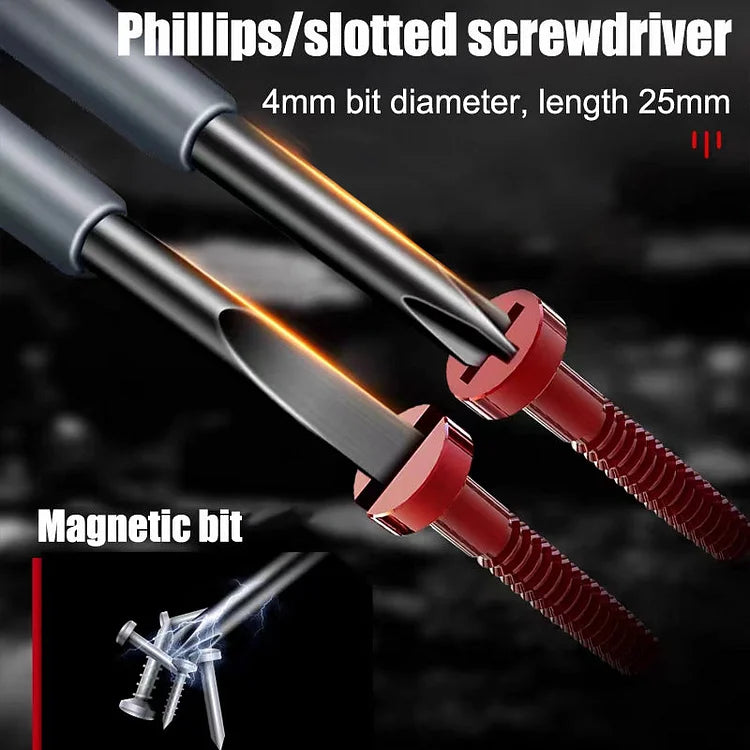 🔥🪛2-in-1  High Torque Strong Magnetic Screwdriver Electricity Detector