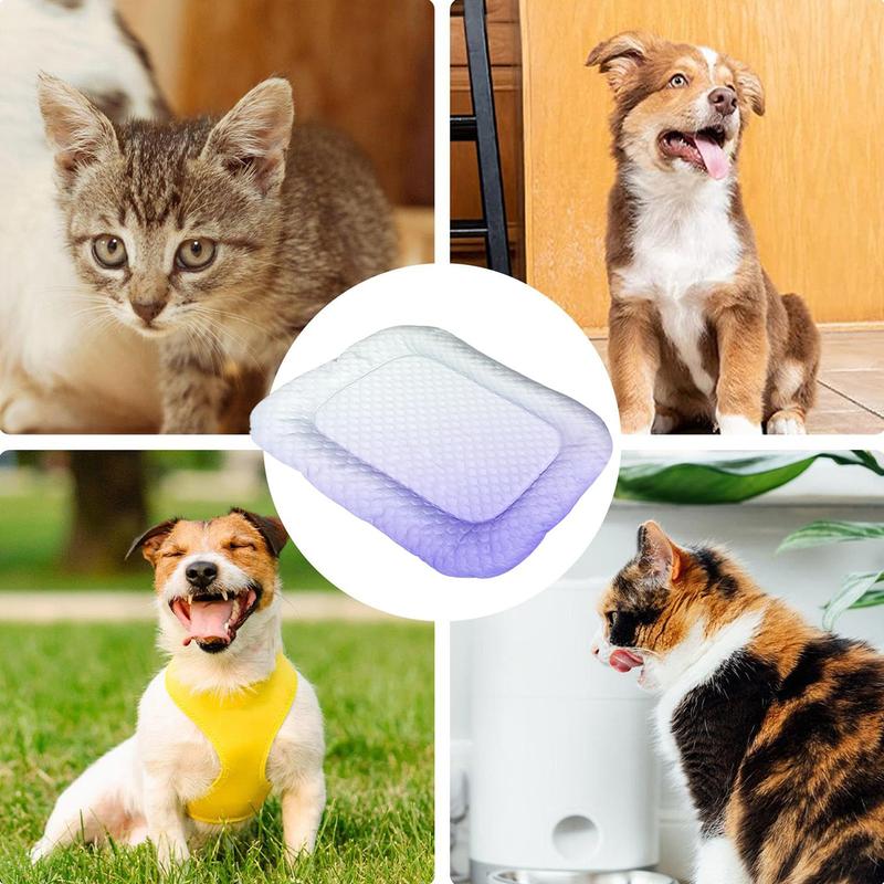 Pet cooling mat for cats and dogs multiple pets