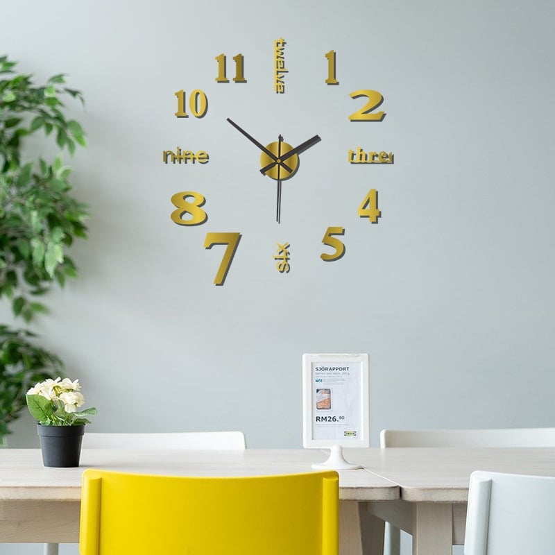 🔥Last Day Promotion 50%OFF🔥 3D Wall Decal Decorative Clock