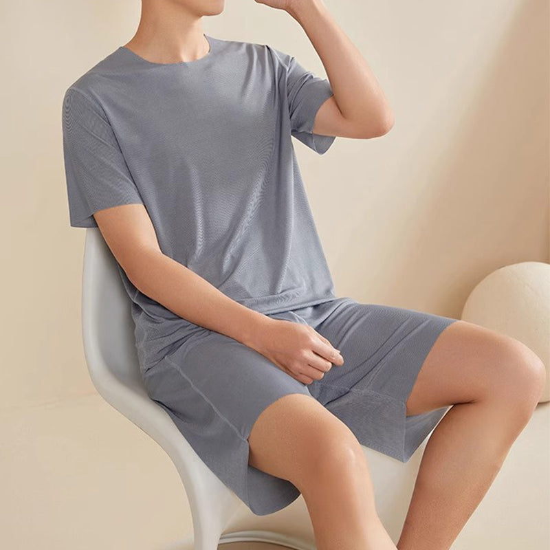 ❄️ Couple's Summer Ice Silk Cool Feeling Sleepwear