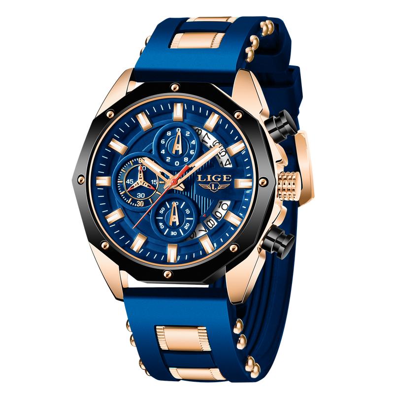 Men Watches Fashion Outdoor Waterproof Men's Sport Quartz Watch With Chronigraph