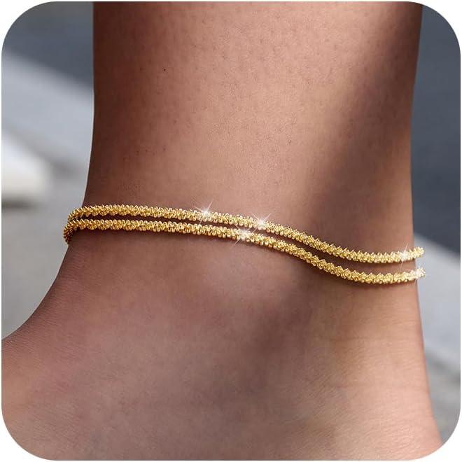 💕Time-limited Buy 1 Get 1 Free🎁😍Dainty Layered Waterproof Anklet