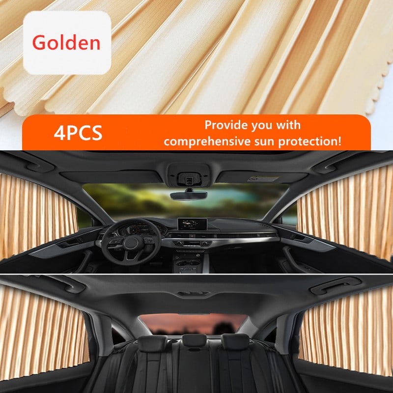 🚗🛡️Magnetic Track Universal Car Side Window Privacy Sunshade Curtain🛡️ Easy Install, Privacy Protection, Essential for Summer Drives!
