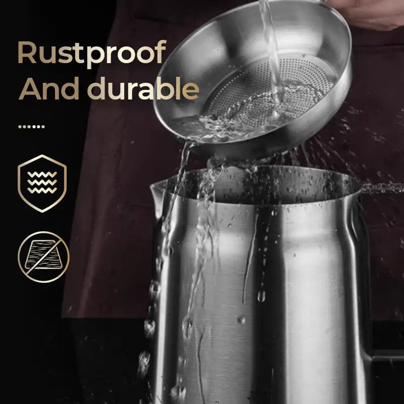 Strain & Reuse Oil Instantly! 2-in-1 Stainless Oil Strainer Pot