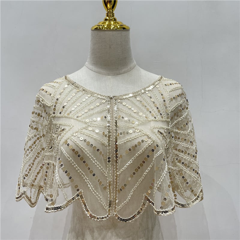 🔥Last Day 50% OFF - Vintage Lace Beaded Shawl