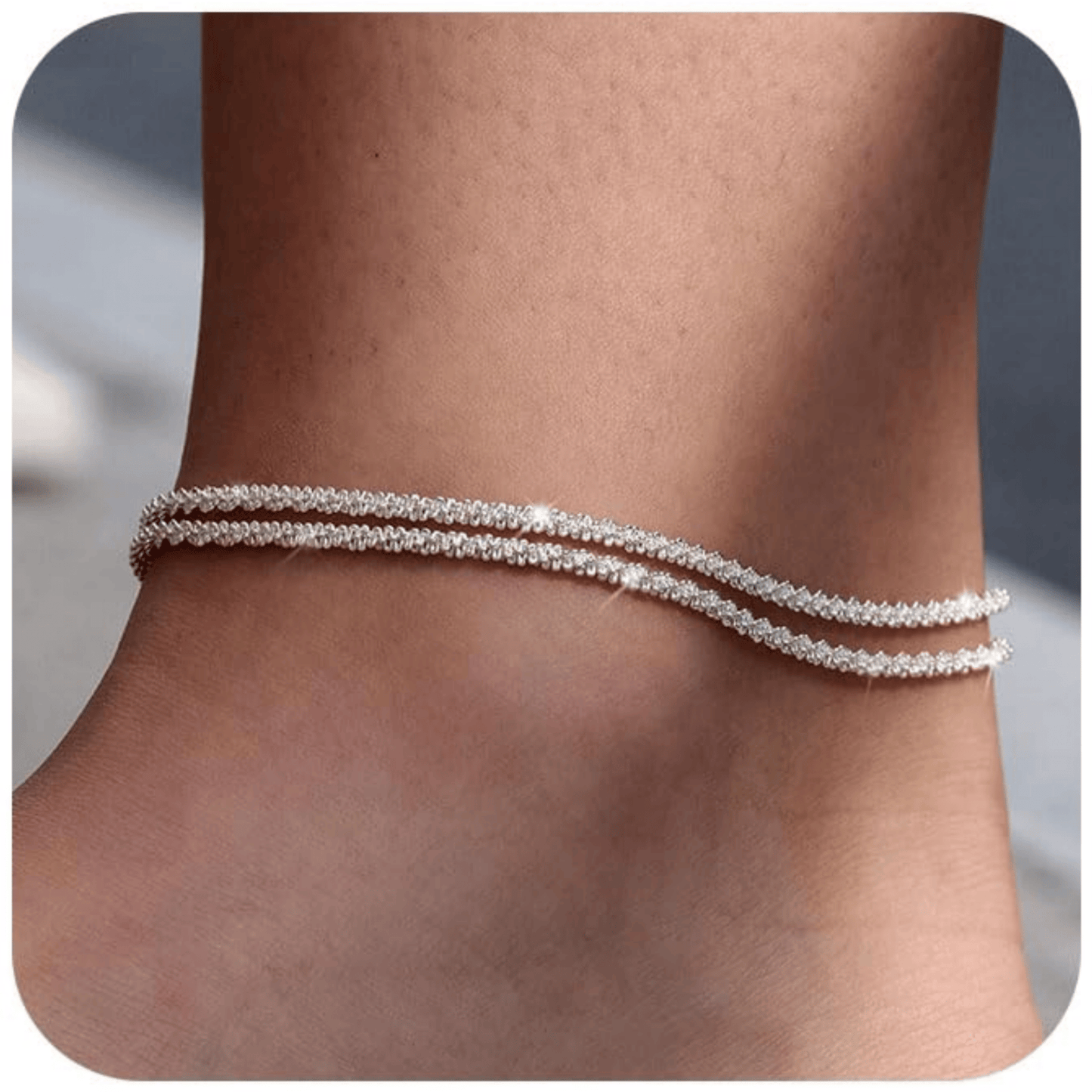 💕Time-limited Buy 1 Get 1 Free🎁😍Dainty Layered Waterproof Anklet